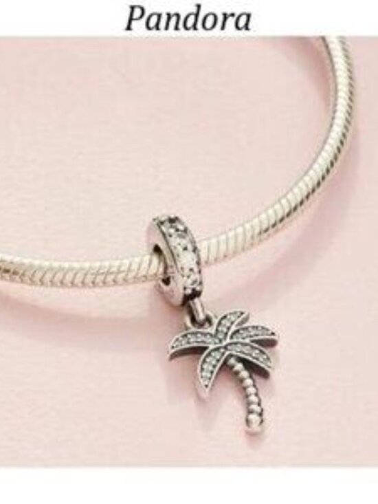 Pandora Silver Palm Tree Charm - Picture 4 of 4